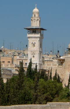 المسجد الأقصى المبارك- مئذنة باب الغوانمة